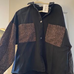 Oversized denim jacket